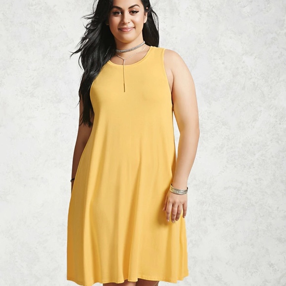 plus size swing dress forever 21